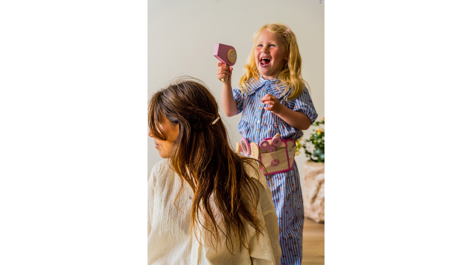 Friseurset Holz Geschenkbox 6 Teile